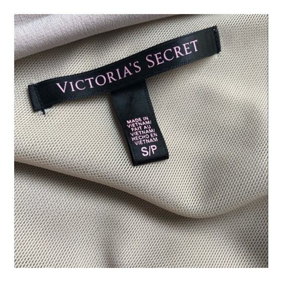 Victoria’s Secret One Shoulder Tan Nude Bodycon Dress Size Small Draped Fit - Picture 5 of 15